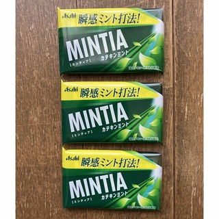 ミンティア　カテキンミント　3個  MINTIA(菓子/デザート)