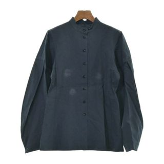 ジルサンダー(Jil Sander)のJIL SANDER ジルサンダー カジュアルシャツ 32(XXS位) 紺 【古着】【中古】(シャツ/ブラウス(長袖/七分))