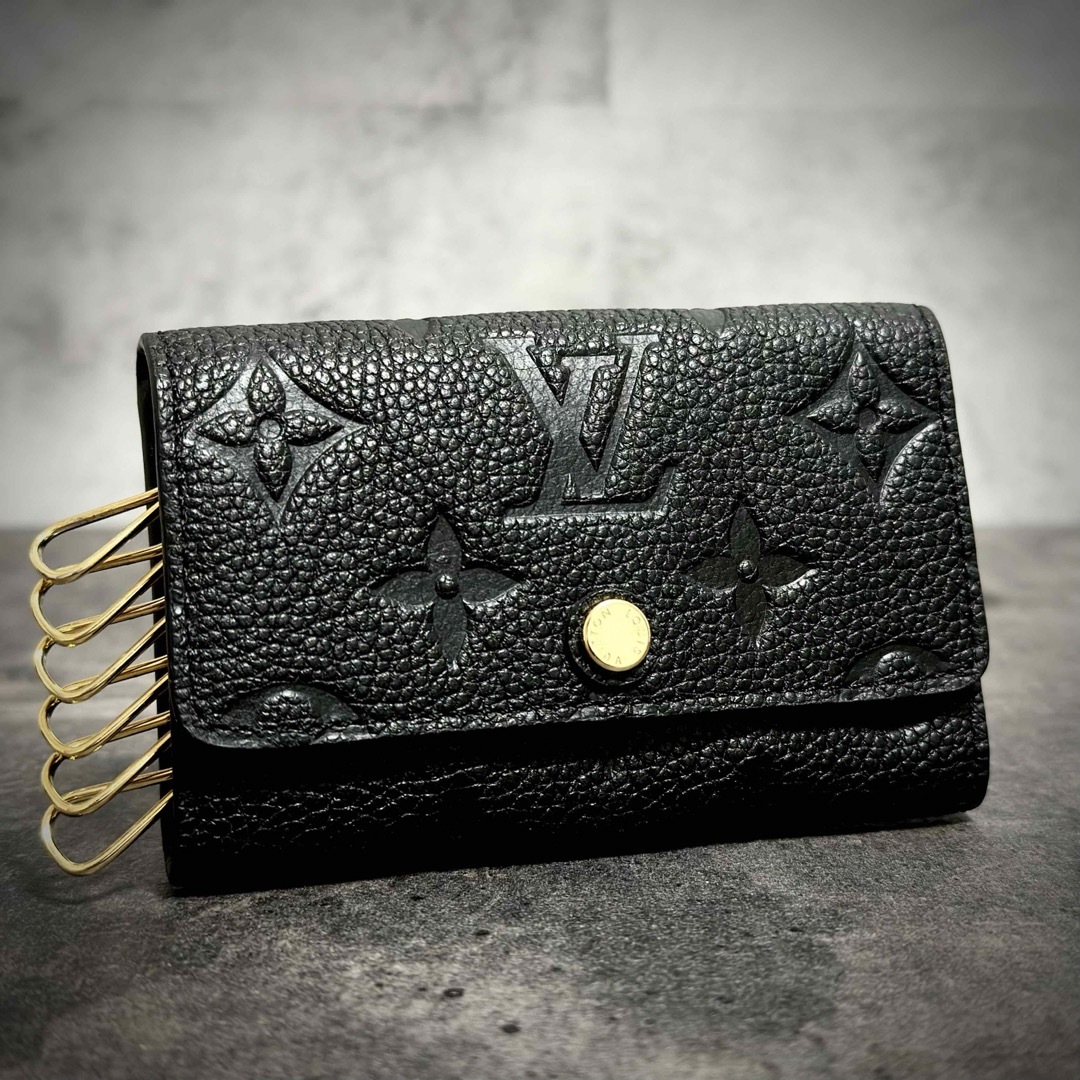 最高級美品⭐️ルイヴィトン アンプラント ミュルティクレ6 黒 最高級美品⭐️ルイヴィトン アンプラント ミュルティクレ6 黒