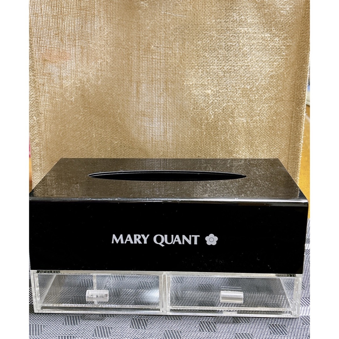 MARY QUANT(マリークワント)の【レア品】MARY QUANTノベルティ ティッシュケース インテリア/住まい/日用品のインテリア小物(ティッシュボックス)の商品写真