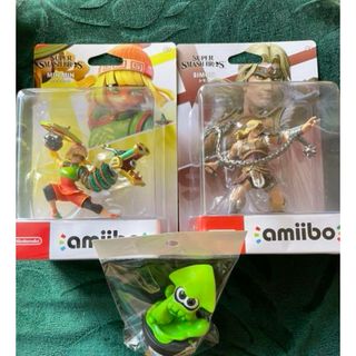 ニンテンドースイッチ(Nintendo Switch)のamiibo セット(イカ、ミェンミェン、シモン(ゲームキャラクター)