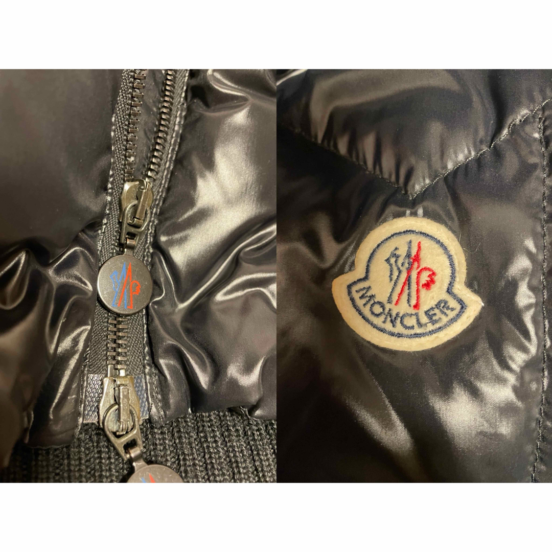 MONCLER(モンクレール)の【美品】モンクレール ダウン ショート丈 正規 黒 サイズ1 メンズのジャケット/アウター(ダウンジャケット)の商品写真