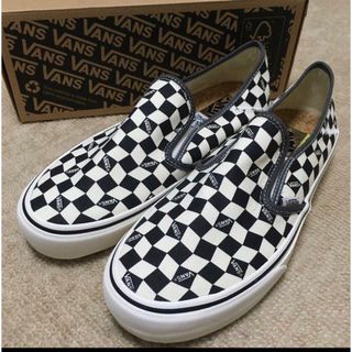 ヴァンズ(VANS)のVANS SLIP-ON vr3 sf スリッポン白黒チェッカー27cm(スニーカー)