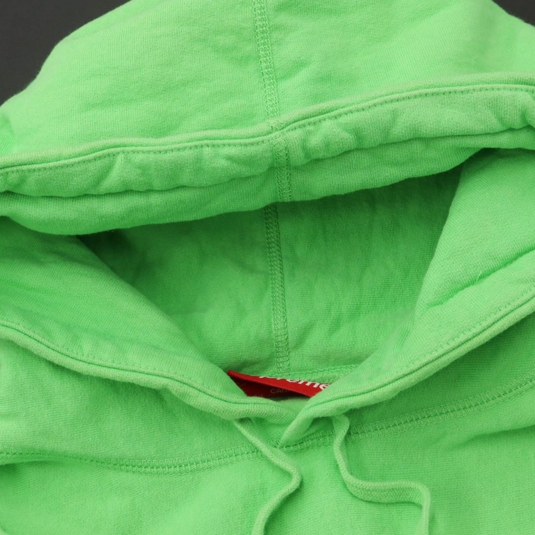 Supreme(シュプリーム)の【中古】シュプリーム Supreme 2019年秋冬 Micro Logo Hooded Sweatshirt プルオーバー パーカー ライトグリーン【サイズL】【メンズ】 メンズのトップス(パーカー)の商品写真