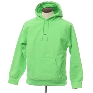 シュプリーム(Supreme)の【中古】シュプリーム Supreme 2019年秋冬 Micro Logo Hooded Sweatshirt プルオーバー パーカー ライトグリーン【サイズL】【メンズ】(パーカー)