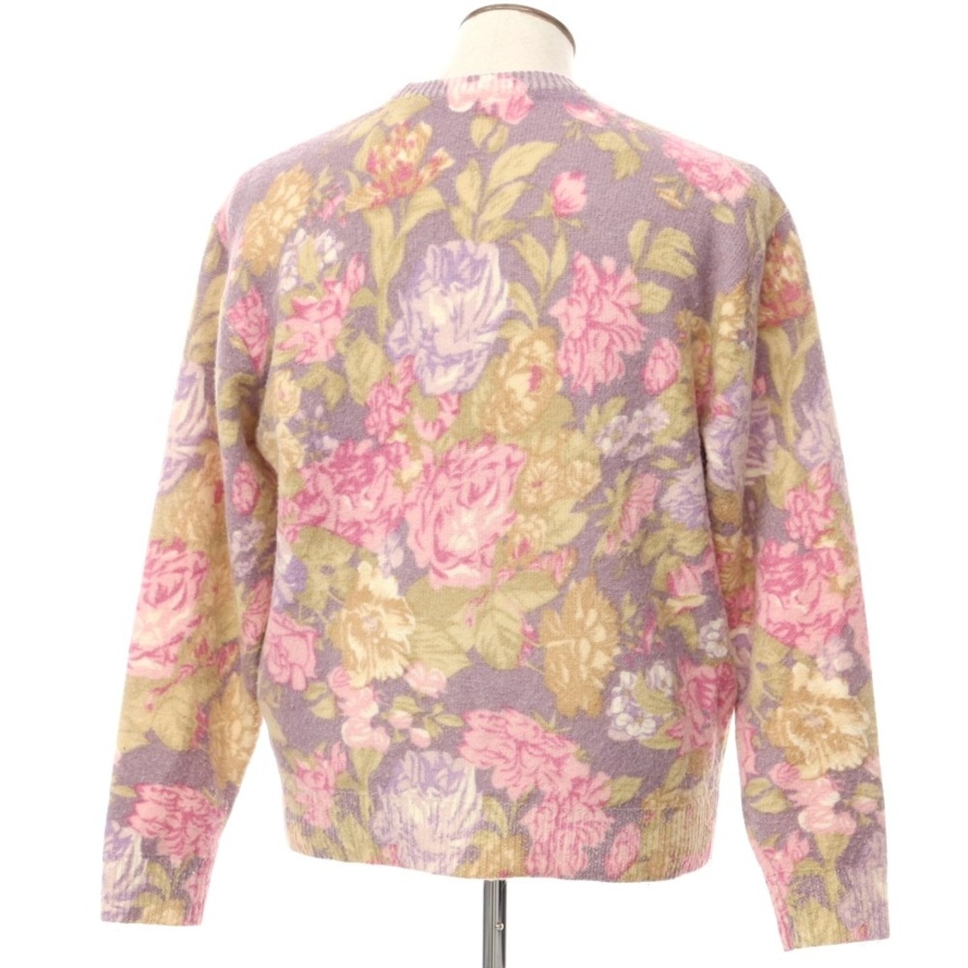 Supreme(シュプリーム)の【中古】シュプリーム Supreme 2019年春夏 Printed Floral Angora Sweater プルオーバーニット ピンクxパープル【サイズL】【メンズ】 メンズのトップス(ニット/セーター)の商品写真