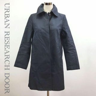 URBAN RESEARCH DOORS コート ネイビー 1 レディース(トレンチコート)