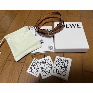 ロエベ(LOEWE)のロエベ　ベルト　スムースカーフ　タン　ゴールド(ベルト)