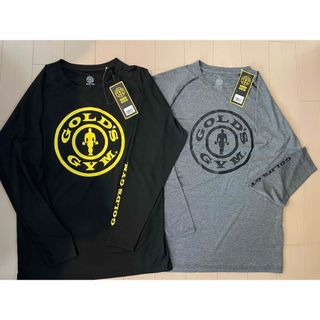 GOLDS GYM ゴールドジム　トレーニングウェア長袖　Lサイズ　2枚セット(トレーニング用品)