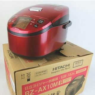 ヒタチ(日立)の日立HITACHI炊飯器圧力スチーム炊き搭載モデル RZ-AX10MR 日本製(炊飯器)