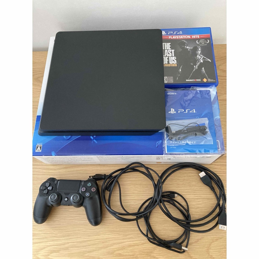 美品　PS4 本体 500GB CUH-2200A + ソフト1本 | フリマアプリ ラクマ