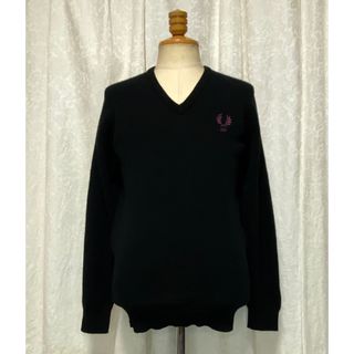 フレッドペリー(FRED PERRY)のフレッド ペリー ニット FRED PERRY 100周年 黒(ニット/セーター)