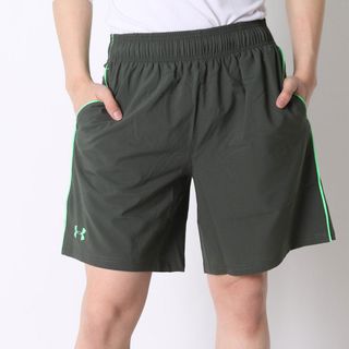 アンダーアーマー(UNDER ARMOUR)のUNDER ARMOUR ショートパンツ グリーン L(トレーニング用品)