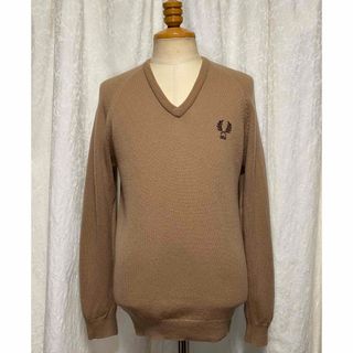 フレッドペリー(FRED PERRY)のフレッド ペリー ニット FRED PERRY 100周年 ベージュ M(ニット/セーター)