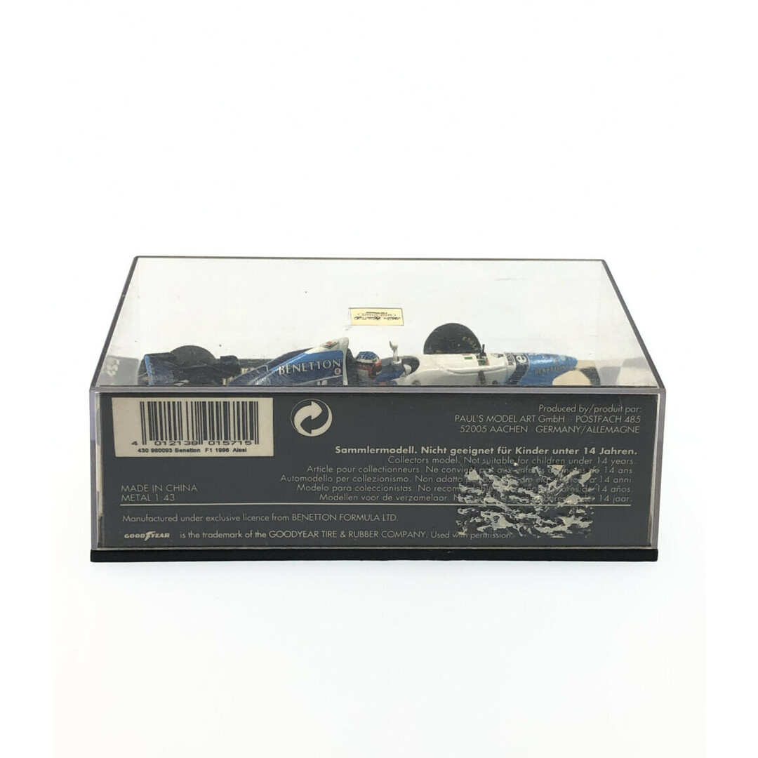 ベネトン ルノー  B196 ローンチバージョン エンタメ/ホビーのおもちゃ/ぬいぐるみ(ミニカー)の商品写真
