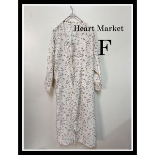 ハートマーケット(Heart Market)のHeart market  ロングカーディガン  花柄(カーディガン)