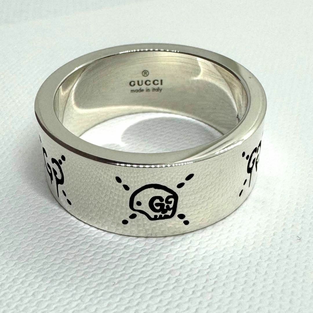 Gucci(グッチ)の新品★GUCCI★★グッチゴースト シルバーロゴリング 22号 メンズのアクセサリー(リング(指輪))の商品写真