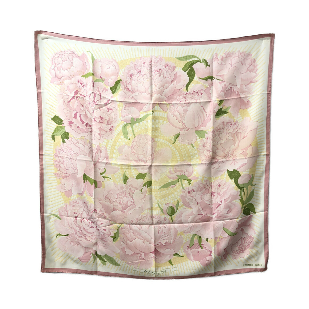エルメス HERMES スカーフ カレ90 シルク100% 芍薬 レディース エルメス HERMES スカーフ カレ90 シルク100% 芍薬 レディース