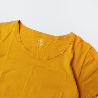 ナチュラルランドリー(NATURAL LAUNDRY)のナチュラルランドリー NATURAL LAUNDRY フラワー 刺繍 プリント カットソー 2/イエロー トップス 半袖 Tシャツ【2400013702096】(カットソー(長袖/七分))