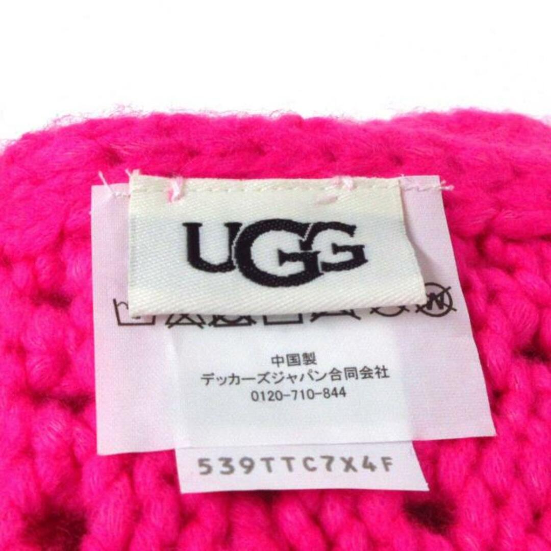 UGG(アグ)のUGG(アグ) マフラー - ピンク レディースのファッション小物(マフラー/ショール)の商品写真