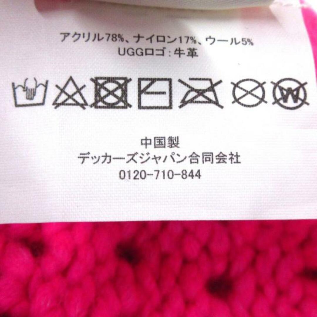 UGG(アグ)のUGG(アグ) マフラー - ピンク レディースのファッション小物(マフラー/ショール)の商品写真