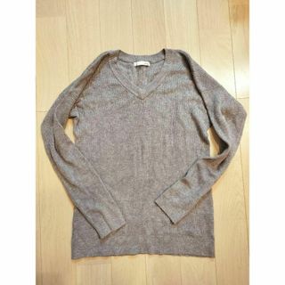 マウジー(moussy)の【MOUSSY】古着　グレー　ニット　フリーサイズ(ニット/セーター)