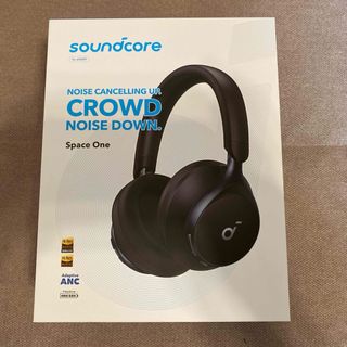 アンカー(Anker)のsoundcore SPACE ONE BLACK ワイヤレスヘッドホン(ヘッドフォン/イヤフォン)