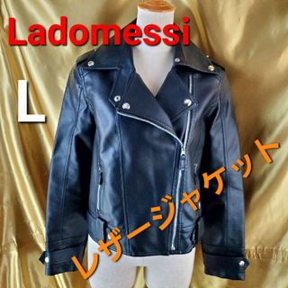 ★Ladomessi★レザージャケット/ライダースジャケット★L★(ライダースジャケット)