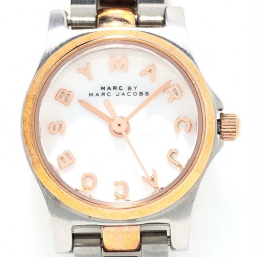 MARC BY MARC JACOBS(マークバイマークジェイコブス)のマークジェイコブス 腕時計 - MBM3261 白 レディースのファッション小物(腕時計)の商品写真