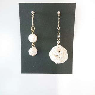 水引玉飾りピアス アクセサリー(ピアス)