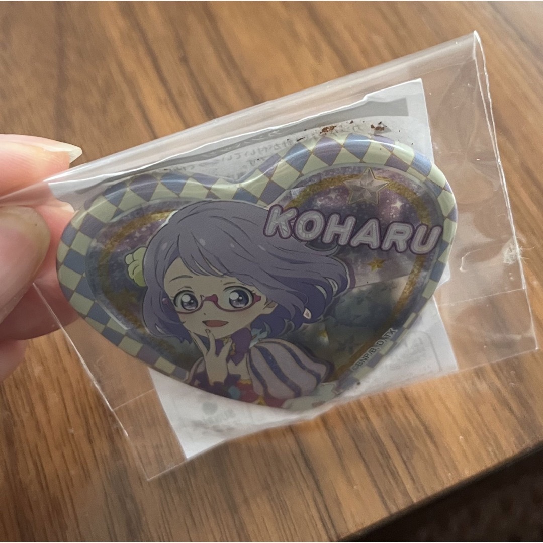 アイカツスターズ! - アイカツスターズ 七倉小春 ハート缶バッジ アイカツスターズ! - アイカツスターズ 七倉小春 ハート缶バッジ
