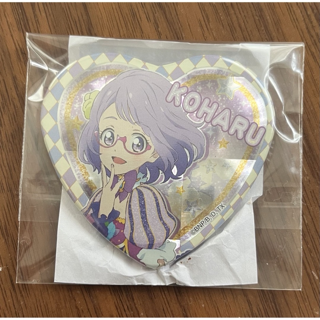 アイカツスターズ! - アイカツスターズ 七倉小春 ハート缶バッジ アイカツスターズ! - アイカツスターズ 七倉小春 ハート缶バッジ