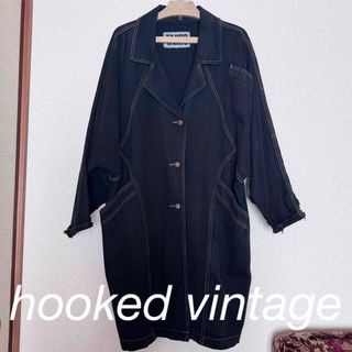 hooked vintage/1点もの/デニムジャケット/ヴィンテージ/黒染め(Gジャン/デニムジャケット)