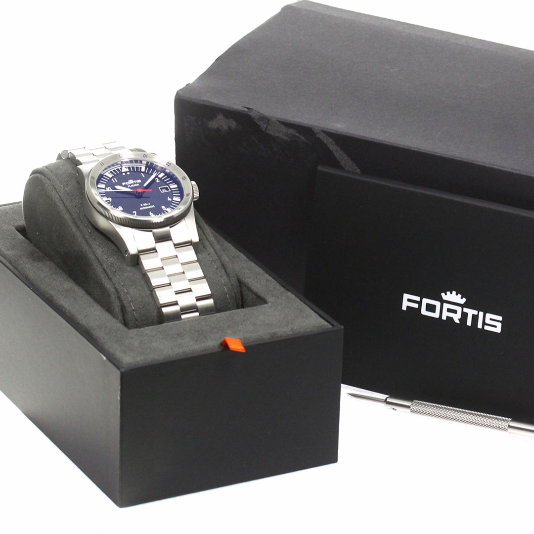 FORTIS(フォルティス)のフォルティス FORTIS F4220007 フリーガー F-39-J デイト 自動巻き メンズ 極美品 箱付き_798971 メンズの時計(腕時計(アナログ))の商品写真