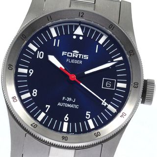 フォルティス(FORTIS)のフォルティス FORTIS F4220007 フリーガー F-39-J デイト 自動巻き メンズ 極美品 箱付き_798971(腕時計(アナログ))