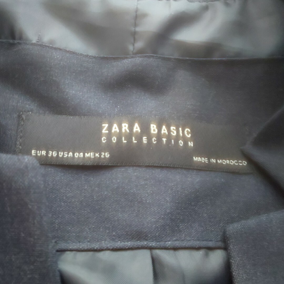 ZARA(ザラ)の美品✨ZARABASIC セットアップ ネイビー 卒業式 入学式 セレモニー レディースのフォーマル/ドレス(スーツ)の商品写真