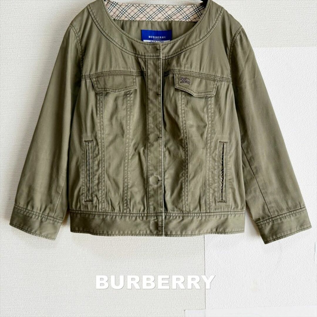 BURBERRY(バーバリー)の【BURBERRY】バーバリー ノバチェック デニムジャケット レディースのジャケット/アウター(Gジャン/デニムジャケット)の商品写真