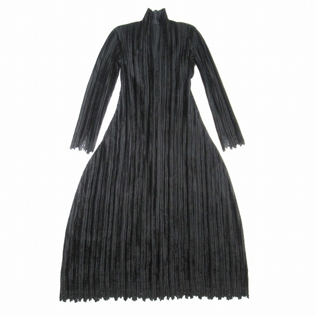 ISSEY MIYAKE(イッセイミヤケ)の美品 00aw イッセイミヤケ Velour Pleated Dress ドレス レディースのワンピース(ロングワンピース/マキシワンピース)の商品写真