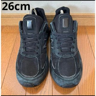 ニューバランス(New Balance)のアメリカUSA製 ニューバランス　M990BB5 ブラック　黒　26cm(スニーカー)