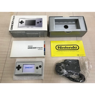 ニンテンドースイッチ(Nintendo Switch)のレア✨箱付ゲームボーイミクロシルバー✨(携帯用ゲーム機本体)