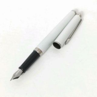 ウォーターマン(Waterman)のウォーターマン 万年筆 - 白×シルバー(ペン/マーカー)