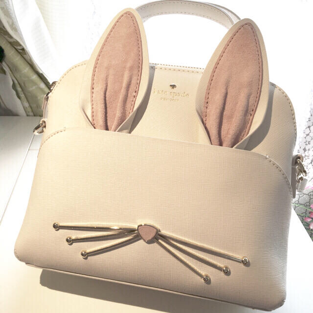 Kate spade しっぽ付き★うさぎのポシェット