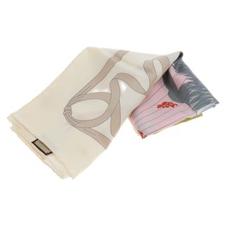 グッチ(Gucci)のGUCCI グッチ 扇子 鳥デザイン シルクスカーフ マルチ 712854(バンダナ/スカーフ)