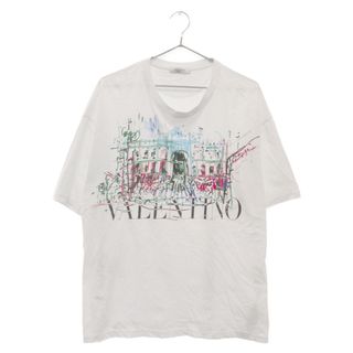 ヴァレンティノ(VALENTINO)のVALENTINO ヴァレンチノ 21SS ROMAN SKETCHES T-SHIRT プリント半袖Tシャツ ホワイト(Tシャツ/カットソー(半袖/袖なし))