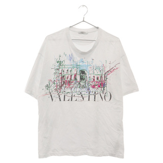 ヴァレンティノ(VALENTINO)のVALENTINO ヴァレンチノ 21SS ROMAN SKETCHES T-SHIRT プリント半袖Tシャツ ホワイト(Tシャツ/カットソー(半袖/袖なし))