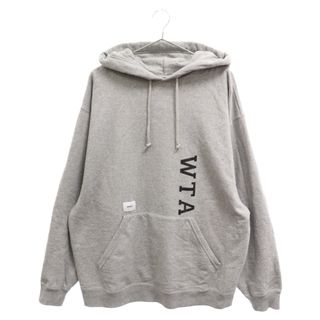 ダブルタップス(W)taps)のWTAPS ダブルタップス 23SS DESIGN 01 / HOODY COLLEGE 231ATDT-CSM01 カレッジ ロゴ パーカー グレー(パーカー)