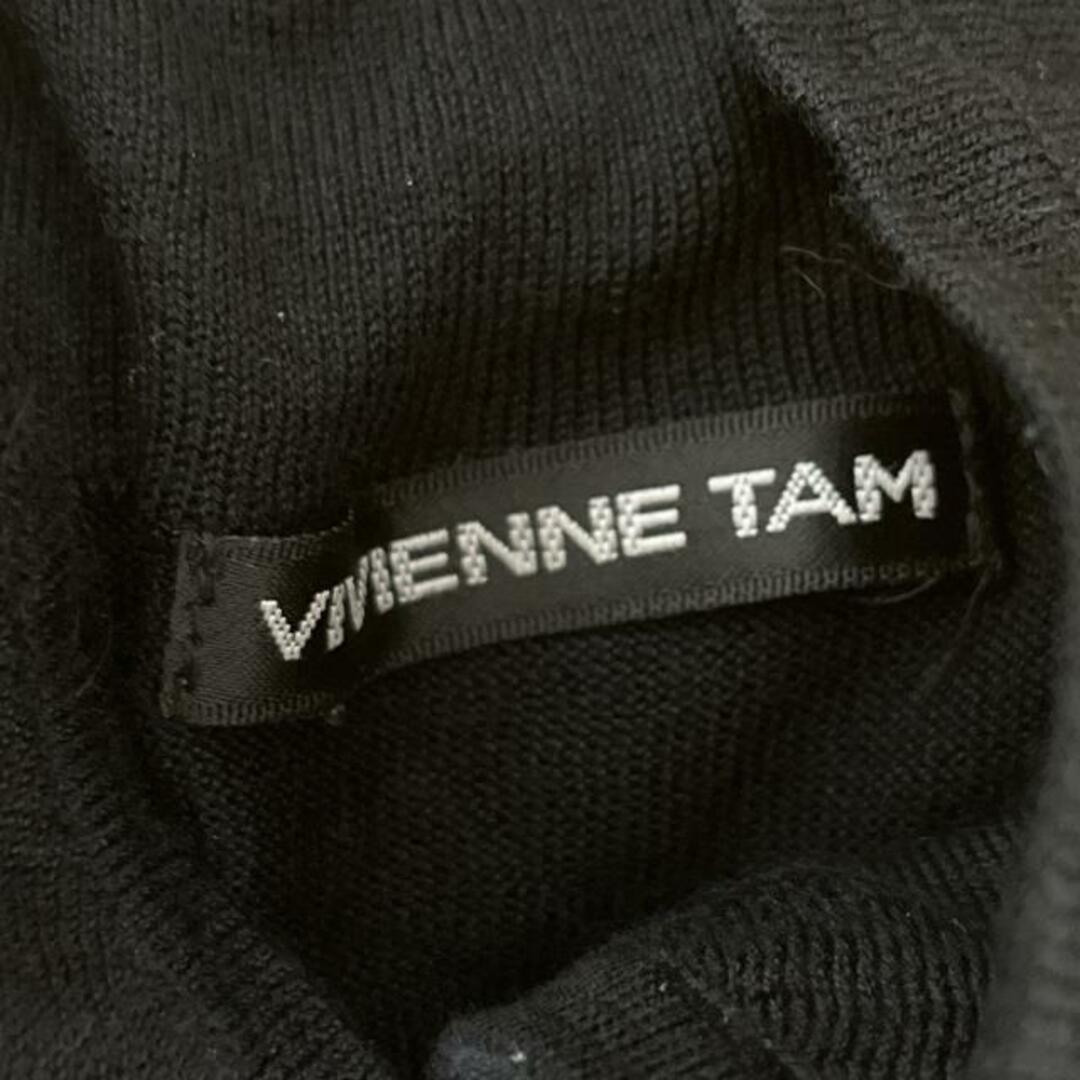 VIVIENNE TAM(ヴィヴィアンタム)のヴィヴィアンタム 半袖カットソー - 黒 レディースのトップス(カットソー(半袖/袖なし))の商品写真