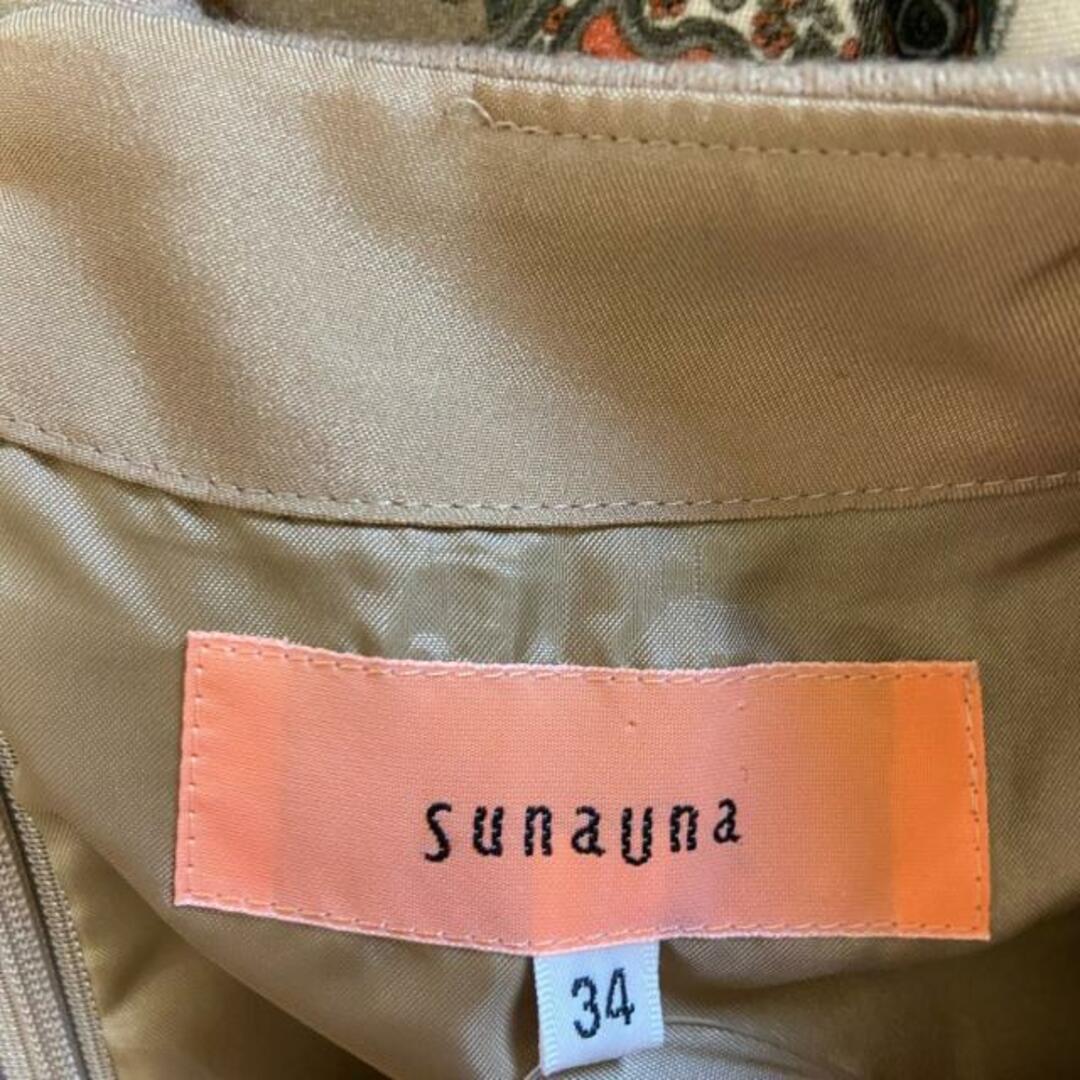 SunaUna(スーナウーナ)のスーナウーナ ワンピース サイズ34 S - レディースのワンピース(その他)の商品写真