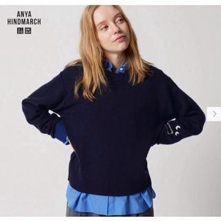 アニヤハインドマーチ(ANYA HINDMARCH)の新品未使用タグ付 UNIQLO アニヤハインドマーチ セーター 3XL(ニット/セーター)