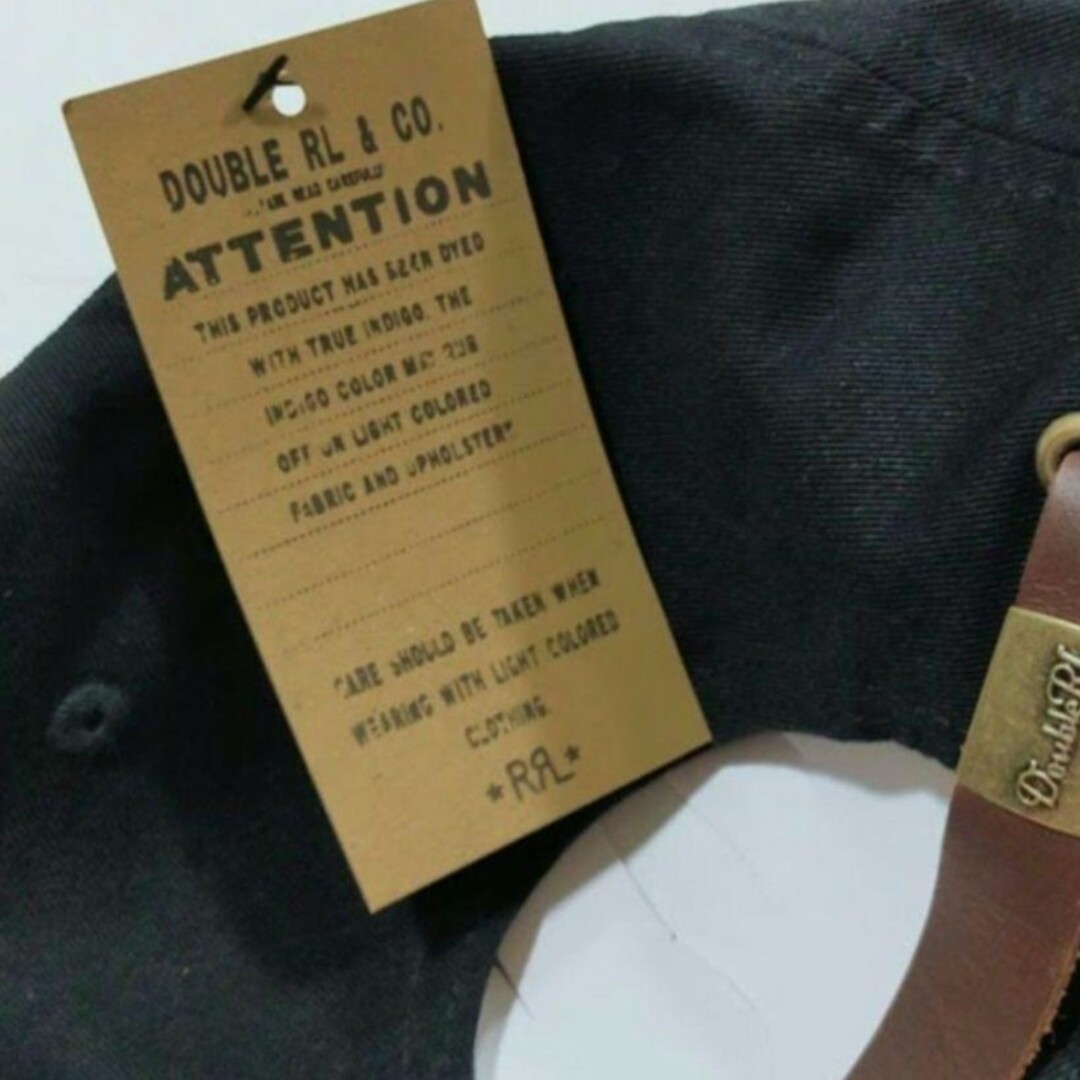 RRL - ダブルアールエルRRL 刺ロゴ100% COTTON キャップFREE SIZEの RRL - ダブルアールエルRRL 刺ロゴ100% COTTON キャップFREE SIZEの